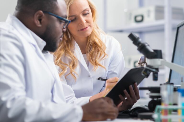 researcher looking into deficiency prevalence