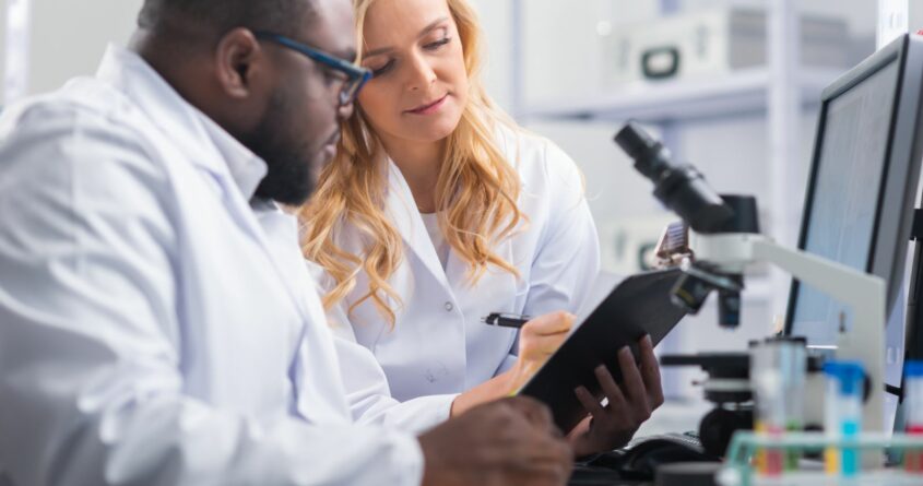 researcher looking into deficiency prevalence