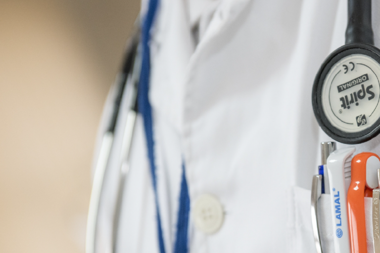 healthcare professional close-up